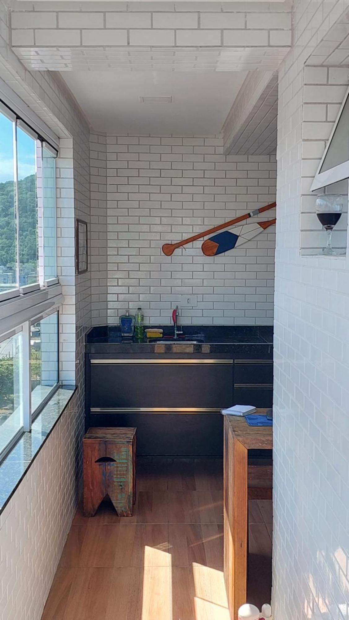 Apartamento Praia Grande -Canto Do Forte Kültér fotó